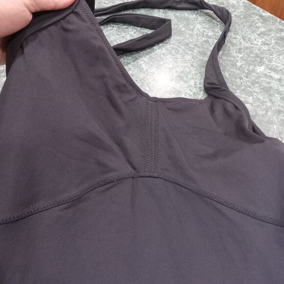 ATHLETA Women’s Black HELENA Swim Beach Dress Halter A-Line Size S Swimming - Picture 4 of 13